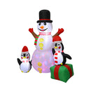 180Cm Inflatable Christmas Snowman Led Lights