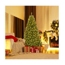 180Cm Pre Lit Artificial Christmas Tree With Multicolored Led Lights