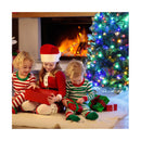 180Cm Pre Lit Artificial Christmas Tree With Multicolored Led Lights