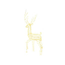 180Cm Pre Lit Christmas Reindeer With 300 Warm White Led Lights