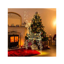 180Cm Pre Lit Christmas Reindeer With 300 Warm White Led Lights