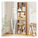 180Cm Tall Freestanding Bookcase With Drawer And 2 Anti Tip Kits