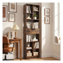 180Cm Tall Freestanding Bookcase With Drawer And 2 Anti Tip Kits
