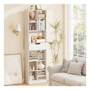 180Cm Tall Freestanding Bookcase With Drawer And 2 Anti Tip Kits
