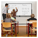 180Cm X 90Cm Double Sided Magnetic Whiteboard Black