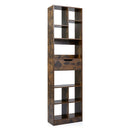 180Cm Tall Freestanding Bookcase With Drawer And 2 Anti Tip Kits