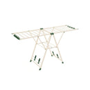 Foldable Metal Laundry Drying Rack With Height Adjustable Wings