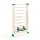 Foldable Metal Laundry Drying Rack With Height Adjustable Wings