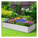 180 X 90 X 91Cm Galvanized Raised Garden Bed With Greenhouse