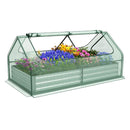 180 X 90 X 91Cm Galvanized Raised Garden Bed With Greenhouse