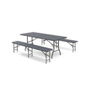 Outdoor Plastic Folding Bench With Handle And Lock