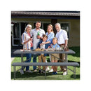 Outdoor Plastic Folding Bench With Handle And Lock