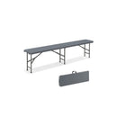 Outdoor Plastic Folding Bench With Handle And Lock