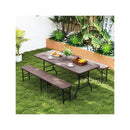 Outdoor Plastic Folding Bench Portable