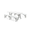Outdoor Plastic Folding Bench With Handle And Lock
