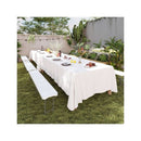 Outdoor Plastic Folding Bench With Handle And Lock