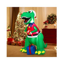 182Cm Inflatable Christmas Dinosaur With Gift For Indoor Outdoor