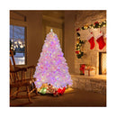 185Cm Flocked Christmas Tree With 808 Pvc Branch Tip