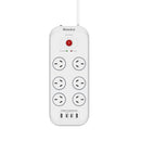 Huntkey SAC607C 6 Outlets Surge Protector Powerboard with 2x USB-A & 2x USB-C