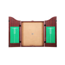 18Inch Dartboard Cabinet Set Professional Dartboard Wood Classic Game Party Sport