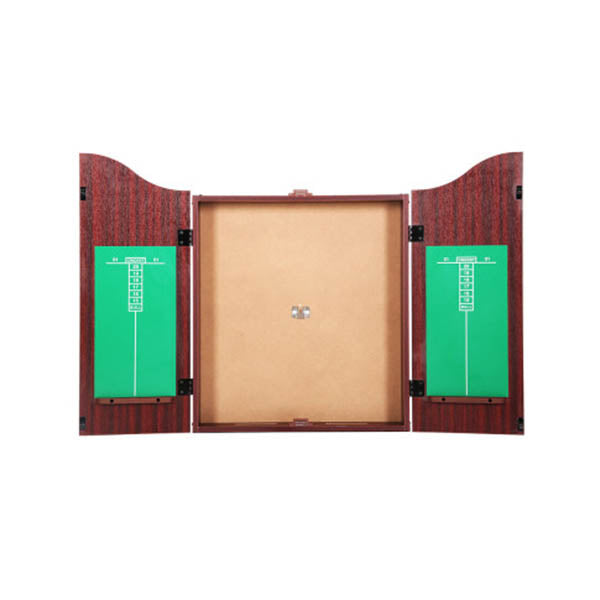 18Inch Dartboard Cabinet Set Professional Dartboard Wood Classic Game Party Sport