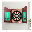 18Inch Dartboard Cabinet Set Professional Dartboard Wood Classic Game Party Sport