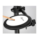 18S Electronic Drum Kit Quiet Mesh Pads 8 Dual Trigger Snare Bluetooth
