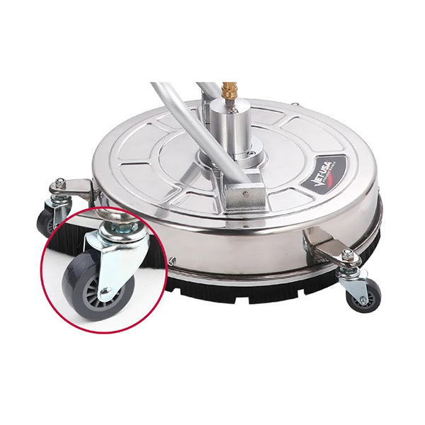 18 Stainless Steel Pressure Washer Surface Cleaner With Yoke Handlebar