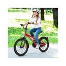 Red Kids Bike Adjustable With Removable Training Wheels