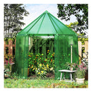 198 X 172 X 190Cm Walk In Greenhouse With Pe Cover For Winter Green