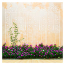 1 Pc 190 Cm Freestanding Rose Metal Trellis With Foldable Shelf White