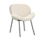 1Pc Armchair Dining Chair Accent Chairs Tub Sherpa Beige