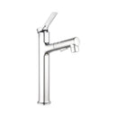 Bathroom Basin Mixer Tap High Spout Sink 3 Modes Pull Out Faucet