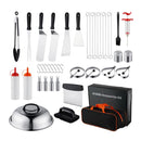 BBQ Tool Set Stainless Steel Utensil Grill Cook Clean Kit