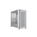 Corsair Frame 4000D Rs Modular Midtower Pc Case White Atx 430Mm Gpu