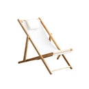 Outdoor Beach Chair Sun Lounge Deck Foldable Wooden Furniture