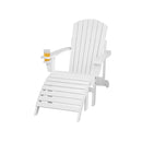 Chairs Patio Wooden Sun Lounge Beach Garden Adirondack AU