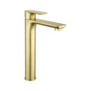 Bathroom Brass Gold Vanity Sink Tall Basin Mixer Tap