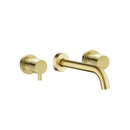 Bath Spout Wall Water Spout Basin Shower Twin Taps Set