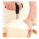 1X Kitchee Coconut Opener Stainless Steel Hole Punch Kitchen Tool