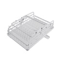2 Tiers Foldable Kitchen Dish Rack Drain Rack Cup Bowl Plates