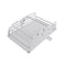 2 Tiers Foldable Kitchen Dish Rack Drain Rack Cup Bowl Plates