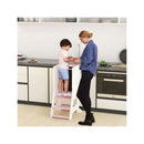 2 In 1 Baby Standing Tower With 3 Water Based Pens And Footstep