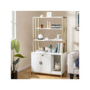 2 In 1 Cat Litter Box Enclosure With Storage