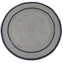 200Cm Courtney Purple Circle Rug