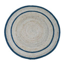 200Cm January Atlantic Blue Circle Rug