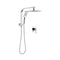 200Mm Chrome Stainless Steel Bathroom Shower Head Set With Shower Tap