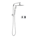 200Mm Chrome Stainless Steel Bathroom Shower Head Set With Wall Taps