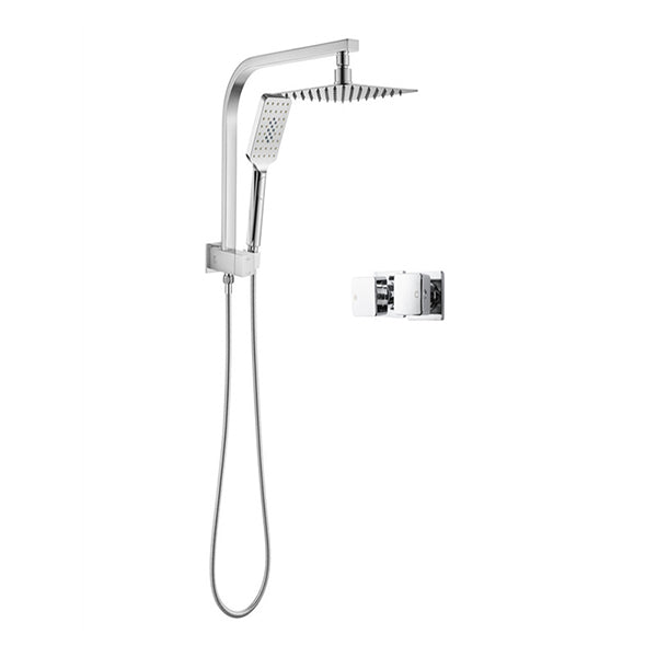 200Mm 8 Inch Shower Set Handheld Head Wall Mounted With Wall Taps