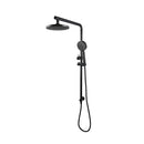 200Mm Shower Head Set Round Gooseneck Arm 5 Modes Handheld Heads Set